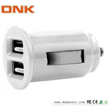 Mini 2.1A Portable Dual USB Car Charger for Phone
